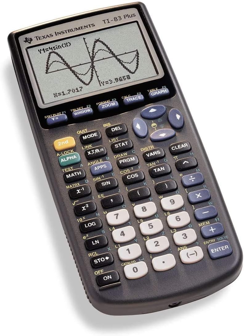 Ti-83 Plus Graphics Calculator by Texas Instruments