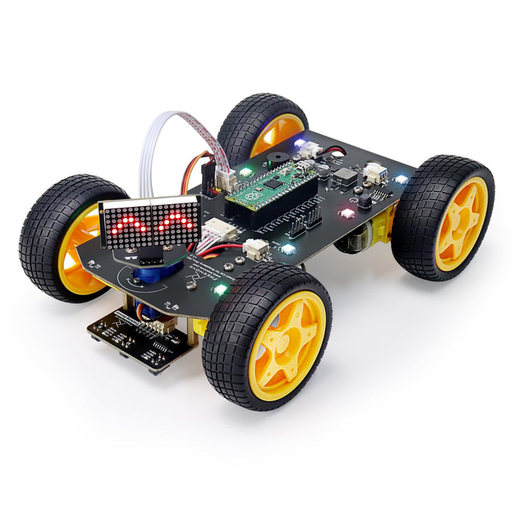 Freenove 4WD Car Kit for Raspberry Pi Pico (Included) (Compatible with Arduino IDE), Dot Matrix Expr