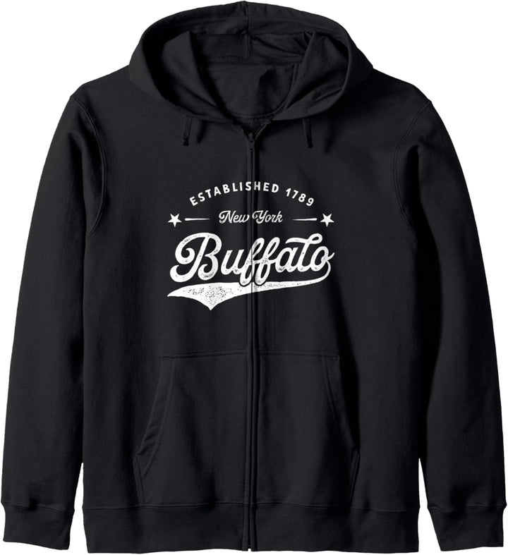 Casual Classic Retro Buffalo New York 1789 USA Souvenir Kapuzenjacke
