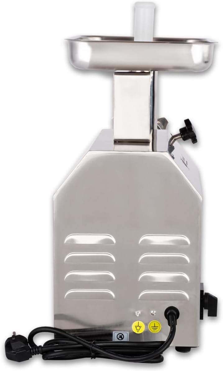 Beeketal 'FW220B' Profi Gastro Edelstahl Fleischwolf mit 220 kg/Std. Durchsatz, starkem 1100 Watt Mo