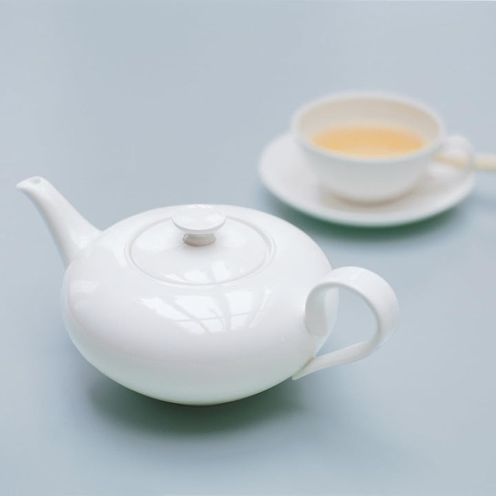Villeroy & Boch Anmut Teekanne, Porzellan, 1045450460, White