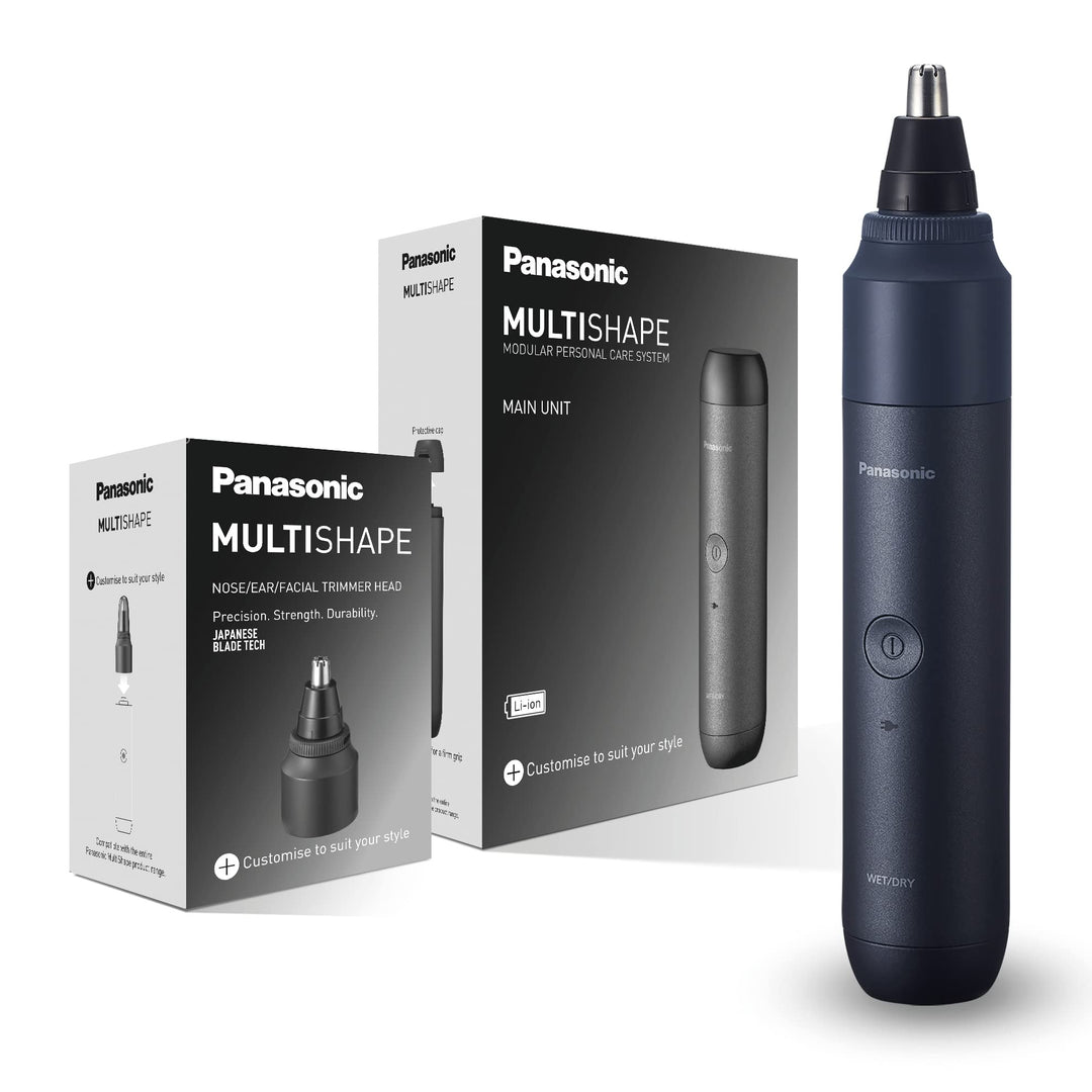 Panasonic MULTISHAPE modulares Körperpflege-System ER-CNT1, Nasen-/Ohren-/Augenbrauentrimmer für Män
