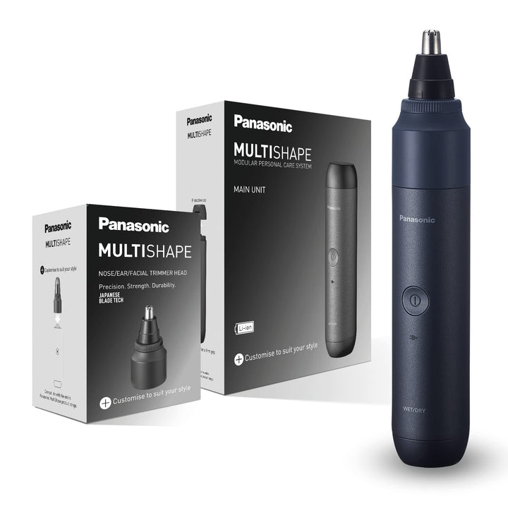 Panasonic MULTISHAPE modulares Körperpflege-System ER-CNT1, Nasen-/Ohren-/Augenbrauentrimmer für Män