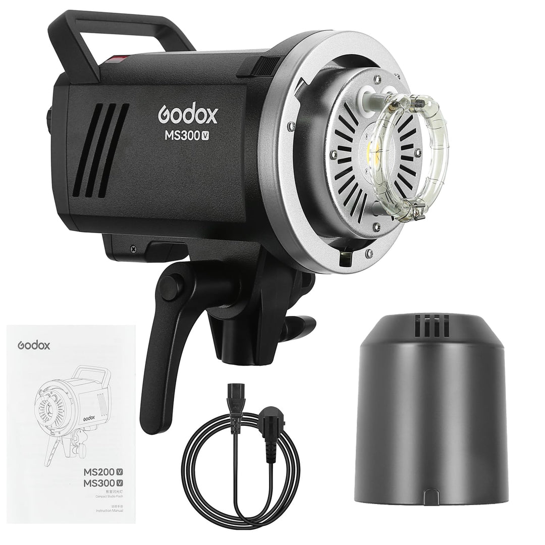 Godox MS300-V GN58 300W Studioblitz, COD LED Modellierlampe, 2.4G Wireless X System 5600K Monolight