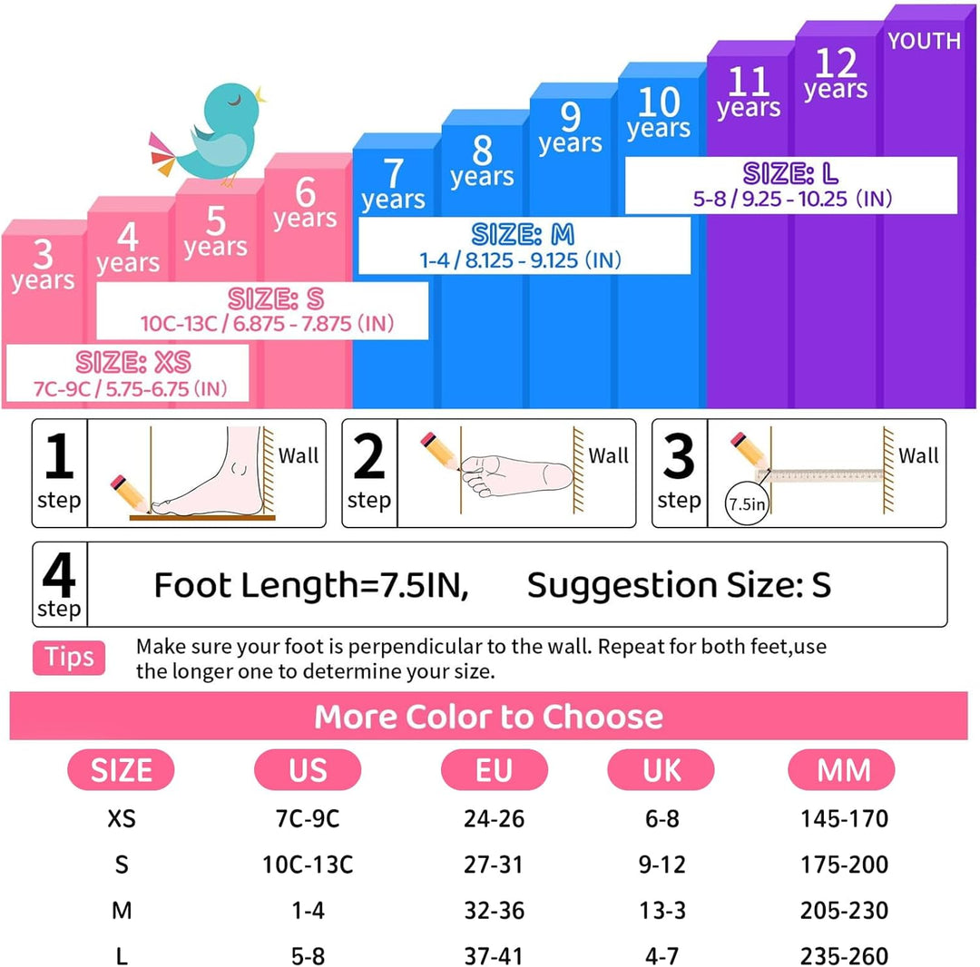 Nattork Kinder Rollschuhe, Rollschuhe Verstellbar mit 4 Grössen Einstellbare, Rollschuhe für Mädchen