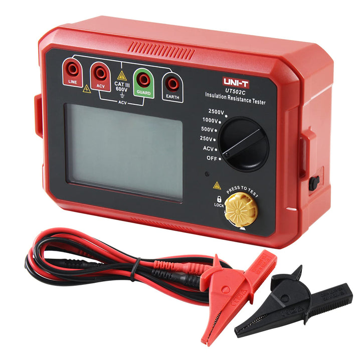 UNI-T UT502C Isolierung Widerstand Tester 2500V 20.0GΩ Isolationsmessgerät Isolationstester, Digital
