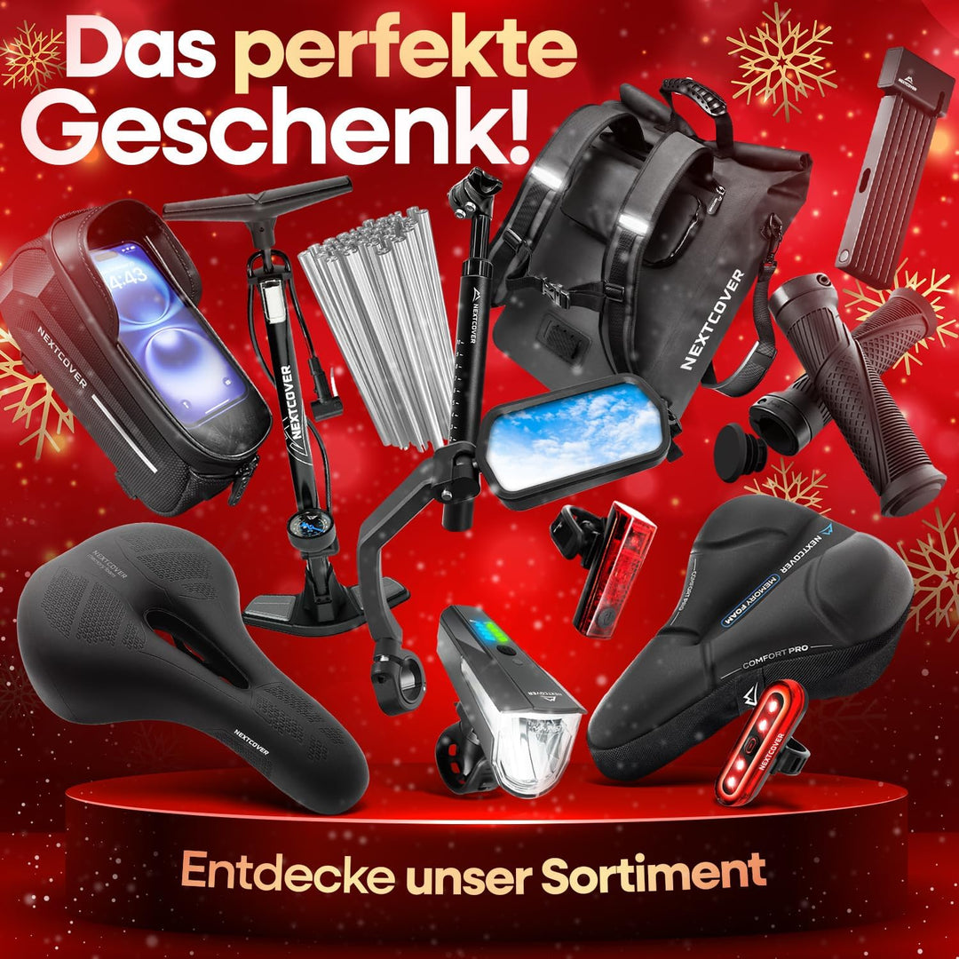 Nextcover® Rahmentasche Fahrrad mit Handytasche I Fahrrad Rahmentasche mit Touchscreen I Fahrradtasc