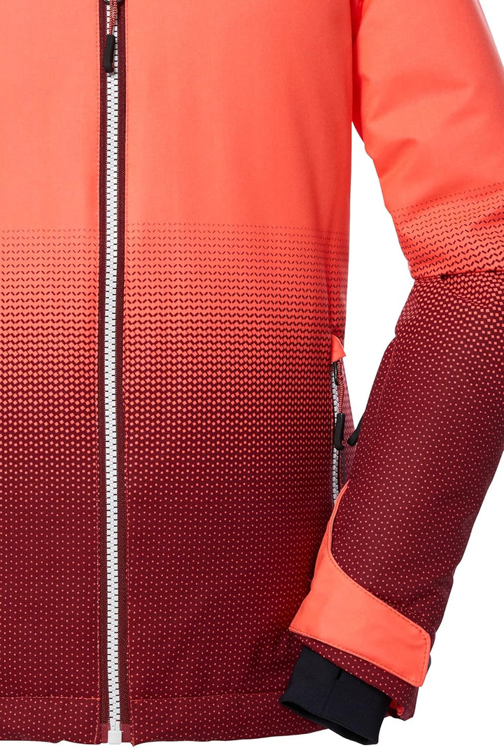 Killtec Mädchen Ksw 183 Grls Ski Jckt Skijacke wasserdicht/Funktionsjacke mit Kapuze und Schneefang