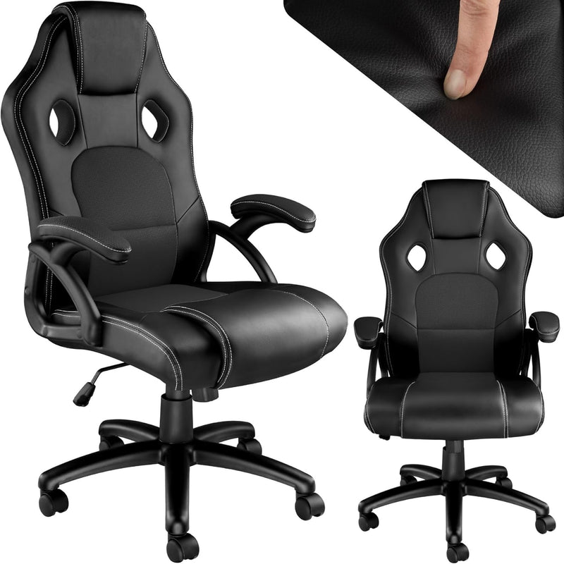 TecTake Sportsitz Chefsessel Stuhl ergonomischer Gaming Bürostuhl Racing Schalensitz - Diverse Farbe