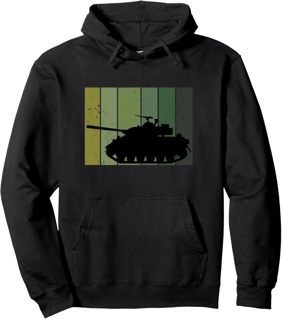 Vintage Retro Panzer Militär WW2 Pullover Hoodie