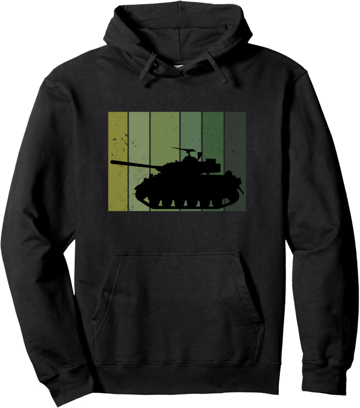 Vintage Retro Panzer Militär WW2 Pullover Hoodie