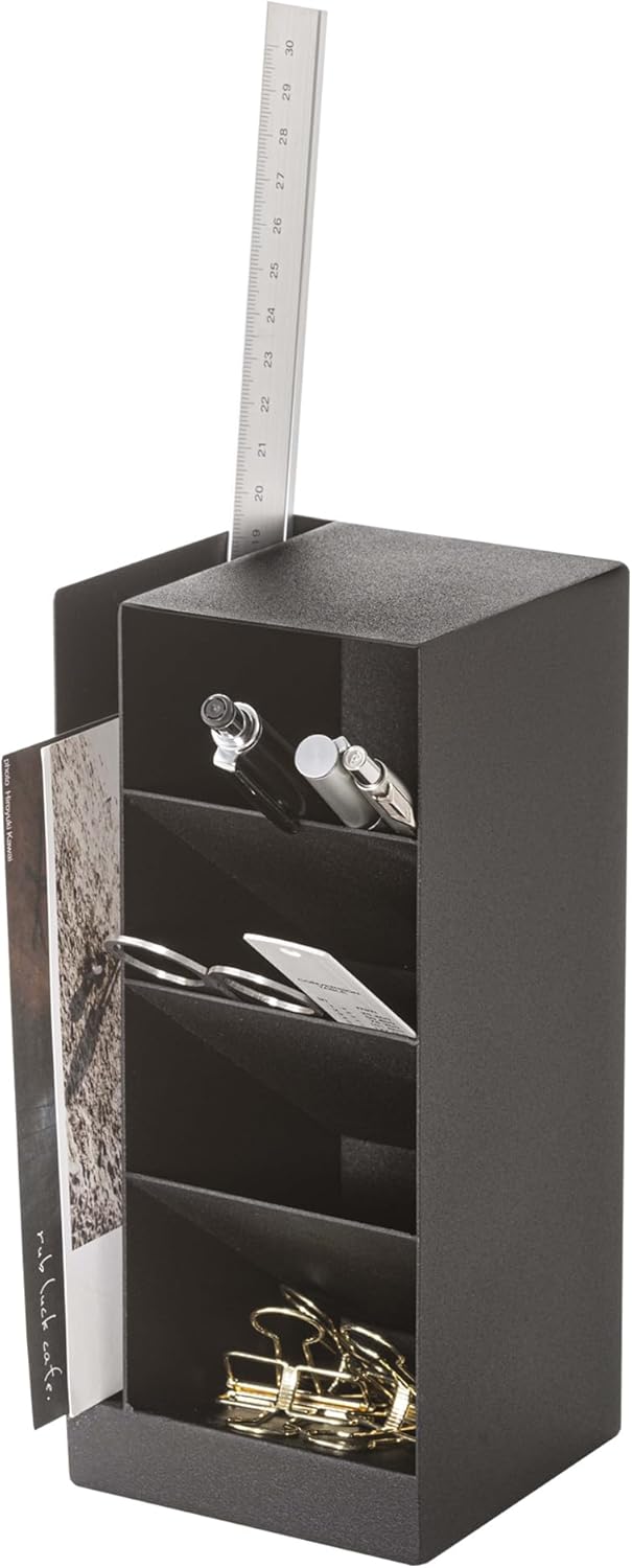 Pen stand - Tower - black Schwarz, Schwarz