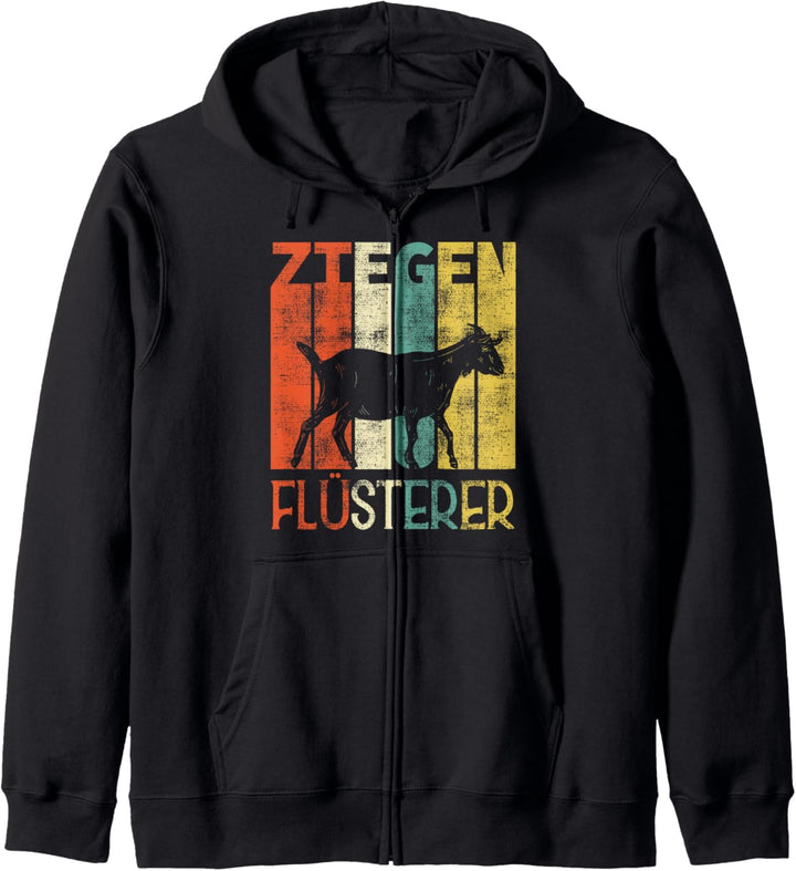Ziegen Flüsterer Lustiges Landwirt Bauer Ziege Geschenk Kapuzenjacke
