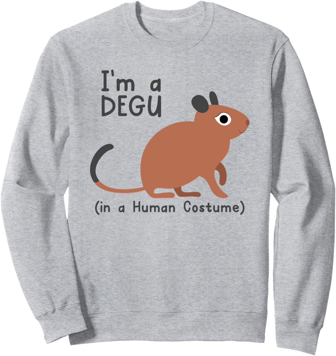 Degu Kostüm süsser lustiger Ist Bin Ein Degu Sweatshirt