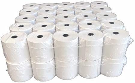 50 Thermorollen 80mm breit - 80m lang - Thermo Bonrollen 80x80x12 - Kassenrollen 80/80/12 weiss - HK