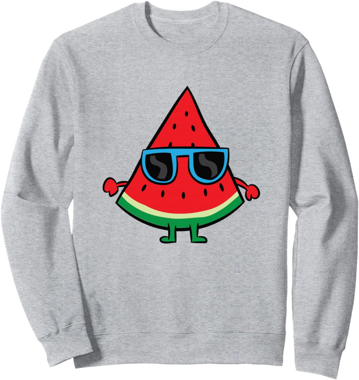 Wassermelonen Sommer Melonen Sonnenbrille für Kinder Sweatshirt
