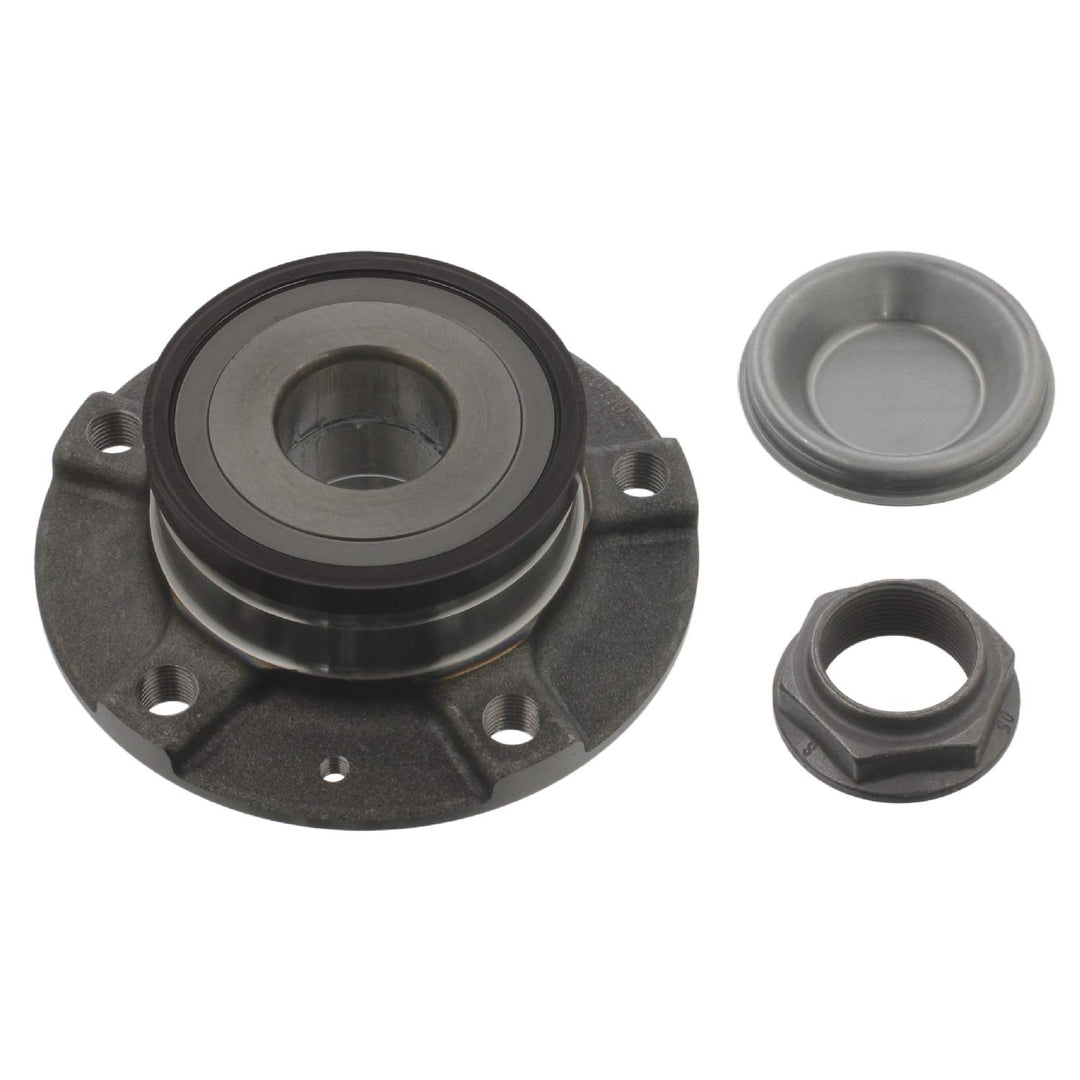 febi bilstein 29394 Radlagersatz mit Radnabe, Achsmutter und Staubkappe , 1 Stück