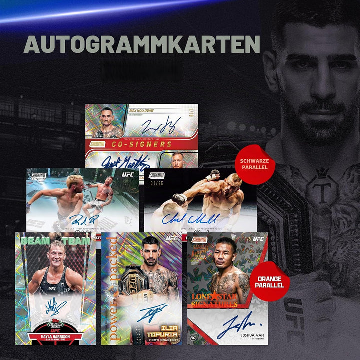 2025 Topps Stadium Club, UFC, werksseitig versiegelt, Vorteilsbox