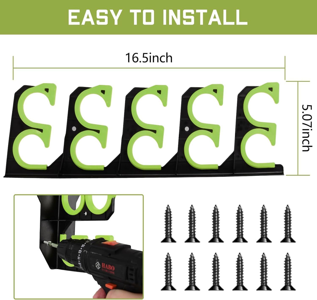 BOOSTEADY Fishing Rod Rack Angelrutenhalter Stangenhalter Angelrutenständer für die Garage, Wandhalt