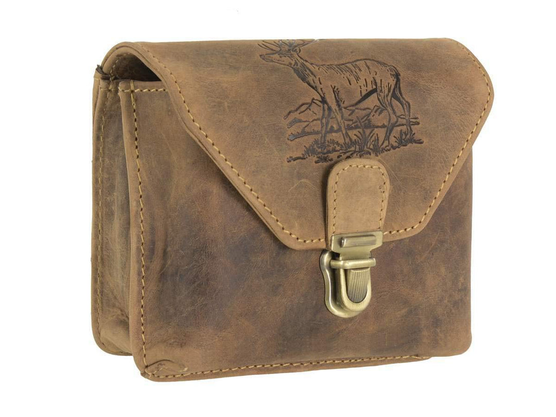 Greenburry Vintage Outdoor Gürteltasche Leder 15 cm