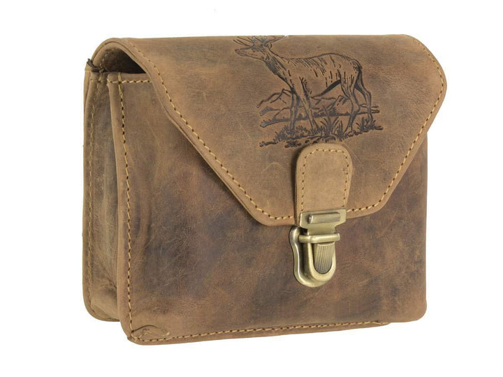 Greenburry Vintage Outdoor Gürteltasche Leder 15 cm