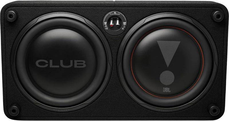 JBL Club 1200SSL 12” Passiv Subwoofer Auto Set, Down-Firing Geschlossenes Flachgehäuse mit Passivmem