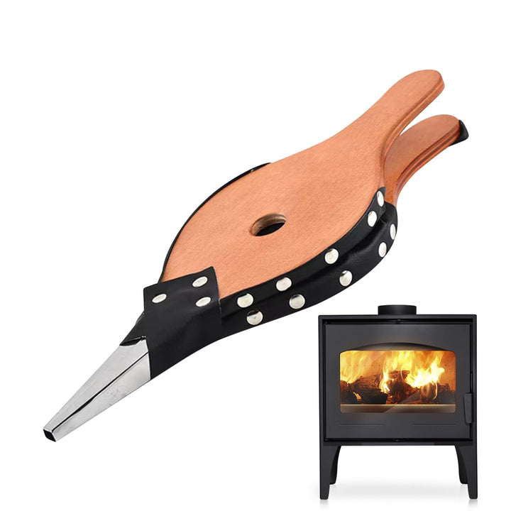 Blasebalg für BBQ für Holz, tragbares Zubehör für Küche im Freien, Camping, Abenteuer, Picknick, Gri