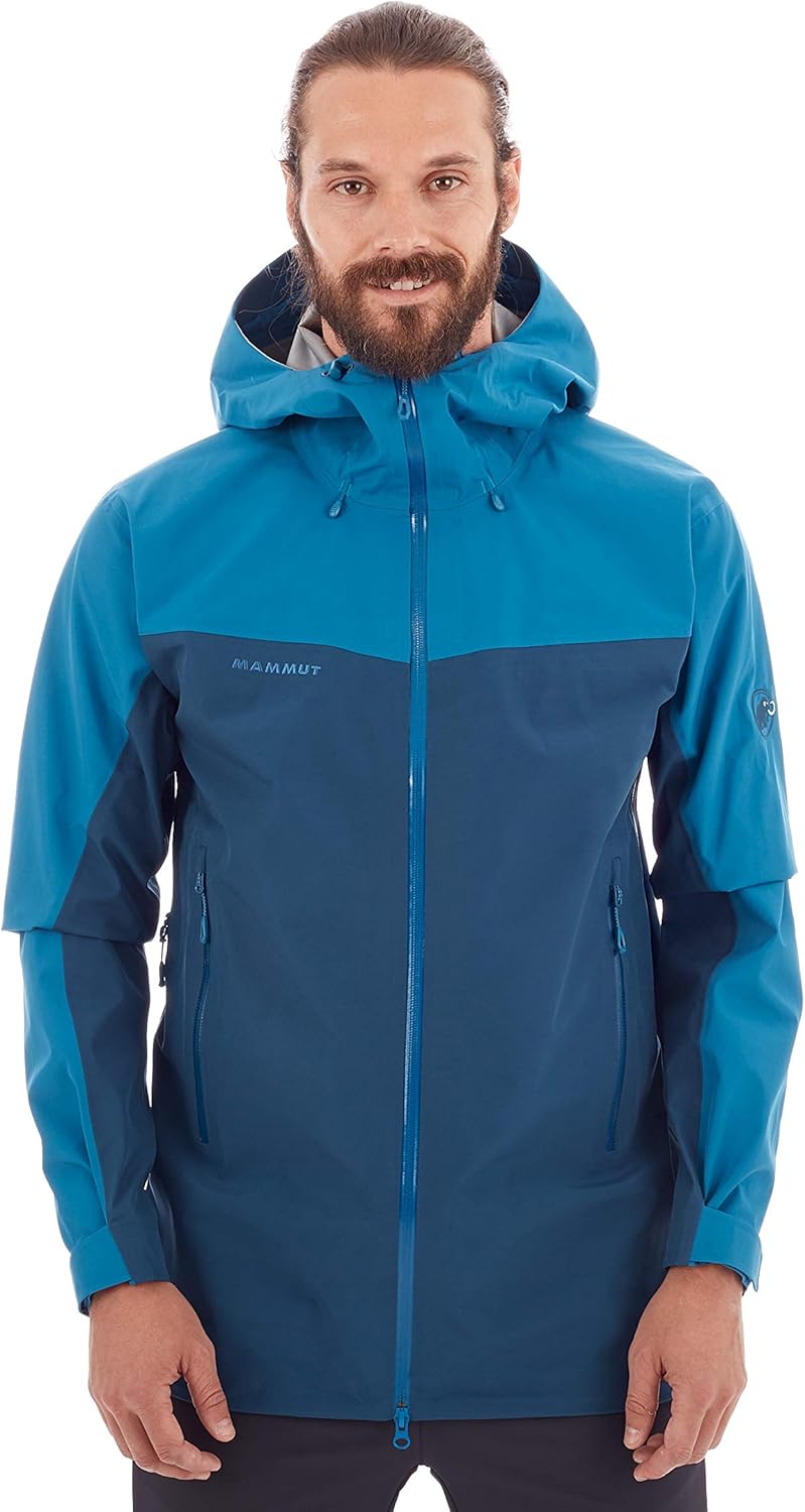 Mammut Herren Crater Hooded Hardshell-Jacke mit Kapuze XL wing teal-sapphire, XL wing teal-sapphire