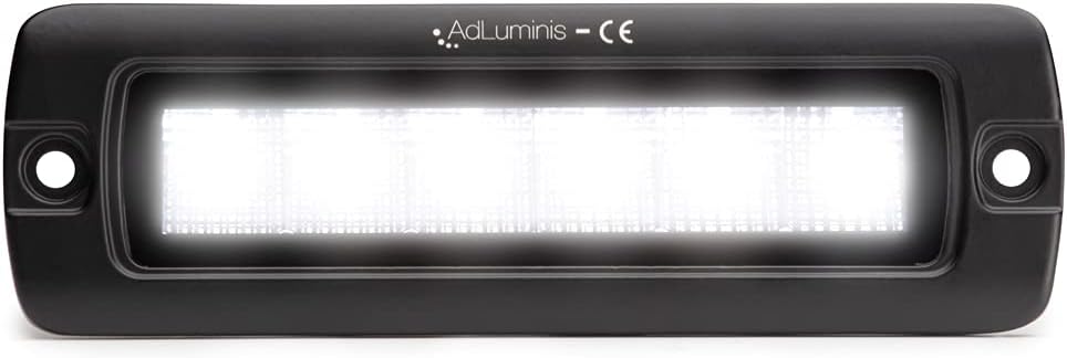 AdLuminis Blackline LED Arbeitsscheinwerfer 30 Watt 2300 Lumen, Flood, Einbau, Zusatzscheinwerfer, A