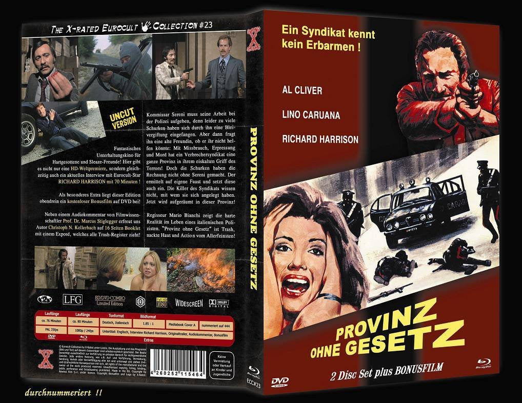 Provinz ohne Gesetz - Mediabook (+ Bonus-DVD) [Blu-ray] [Limited Edition], Blu-ray