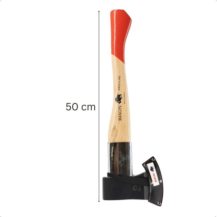Bison Profiline Spaltbeil 1250 g, Länge 500 mm, Profiwerkzeug für höchste Ansprüche, 01-22-24.2-2295