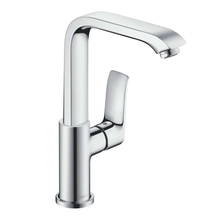 hansgrohe Wasserhahn Metris(Armatur mit Auslauf Höhe 230mm ohne Ablaufgarnitur) Chrom Chrom Auslaufh