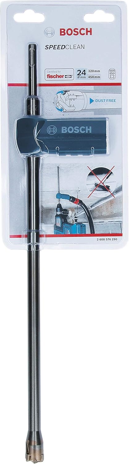 Bosch Professional Hammerbohrer SDS plus-9 Speed Clean (für Beton und Mauerwerk, 24 x 320 x 450 mm,
