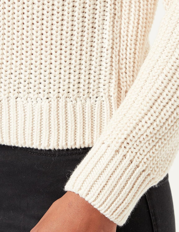 VERO Moda Damen Vmhilda Ls O-Neck Pullover Ga Noos Pullover (1er Pack) XS Birch, XS Birch