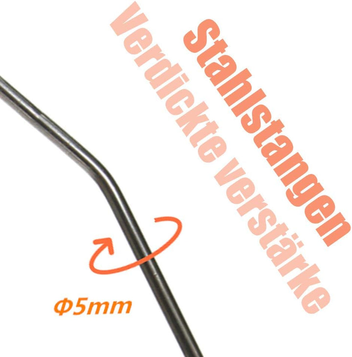 Räucherhaken 10/20 Stück Profi Doppelhaken zum Fisch Rächern 21cm 10 Stück, 10 Stück