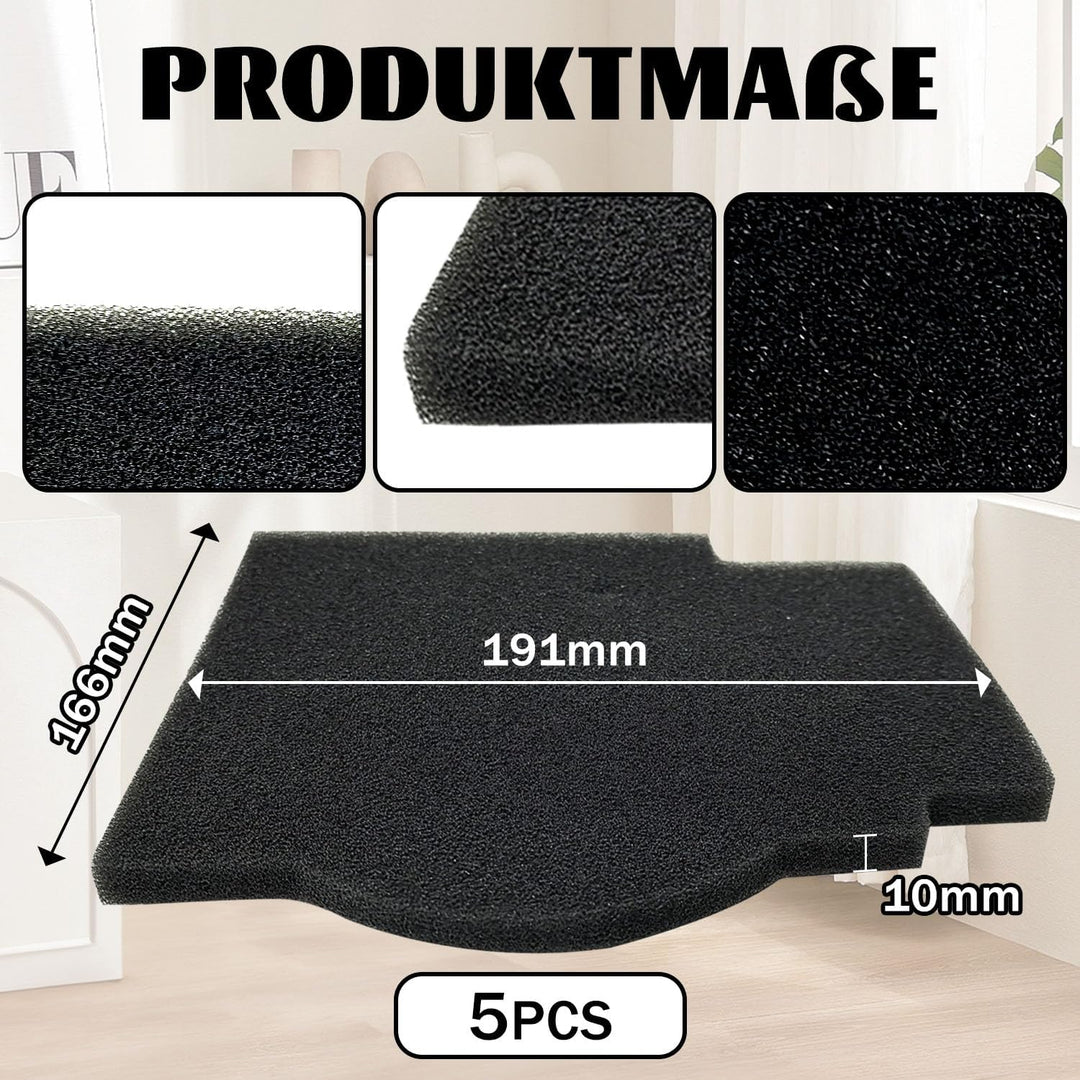 Filter kompatibel mit Lunos Silvento Abluftgerät, 5 Stück Ersatzfilter für 2/FSI-R, 039 721, 191 x 1