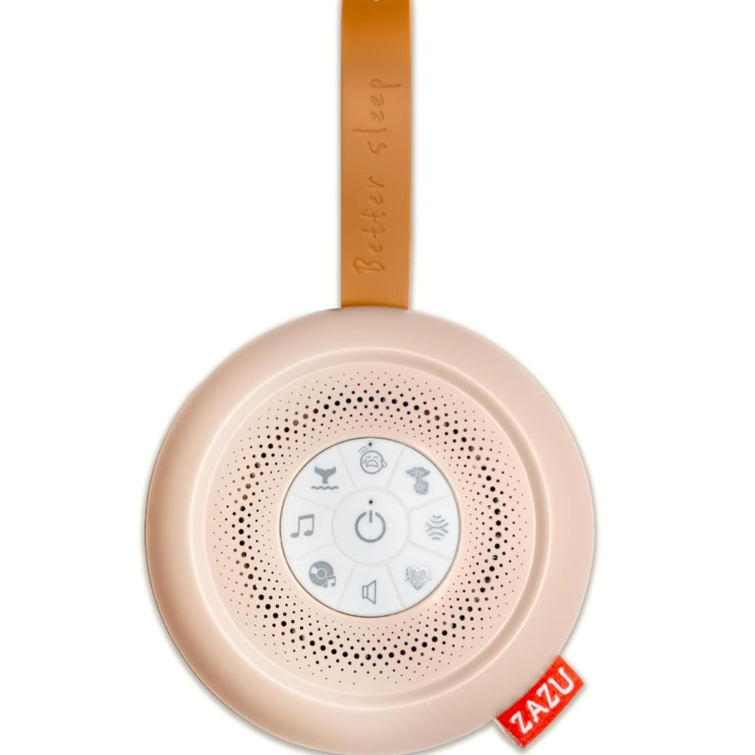 ZAZU Suzy Deluxe Einschlafhilfe für Babys – Geräuschmaschine mit 14 Sounds, Schreisensor, 20-Min-Tim