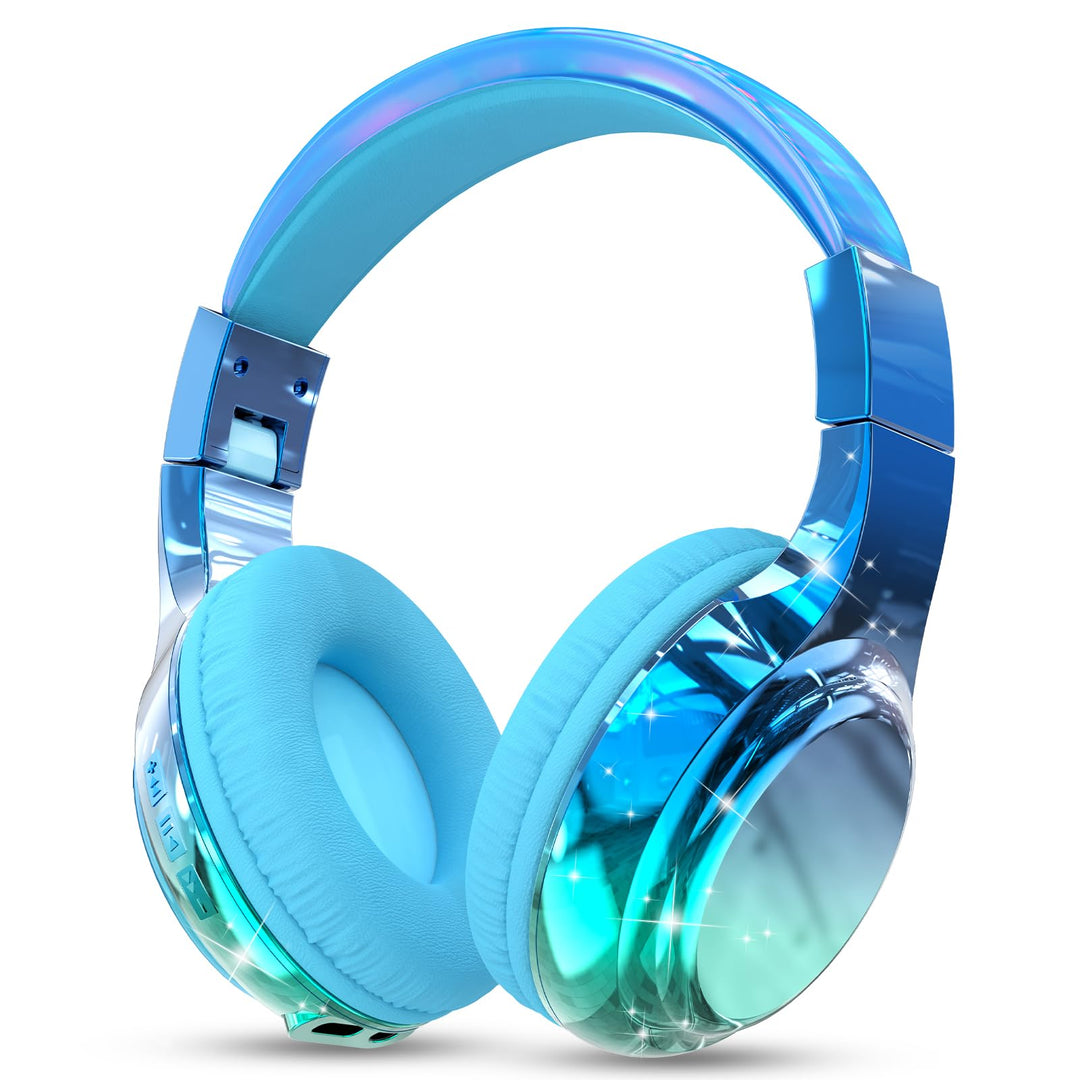 JYPS Bluetooth Kopfhörer Kinder, Kabellose Kopfhörer Bluetooth Kinder Over Ear, Kopfhörer Kinder Blu