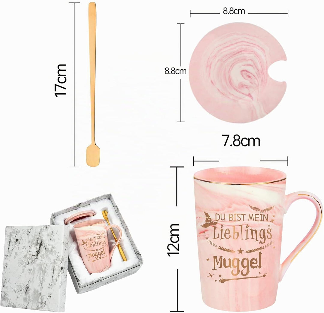 Lustige Harry Geschenke Tasse mit Spruch Du bist mein Lieblings Muggel, Geschenk für Freunde Freundi