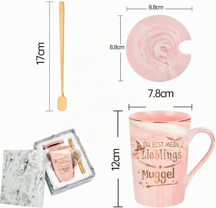 Lustige Harry Geschenke Tasse mit Spruch Du bist mein Lieblings Muggel, Geschenk für Freunde Freundi