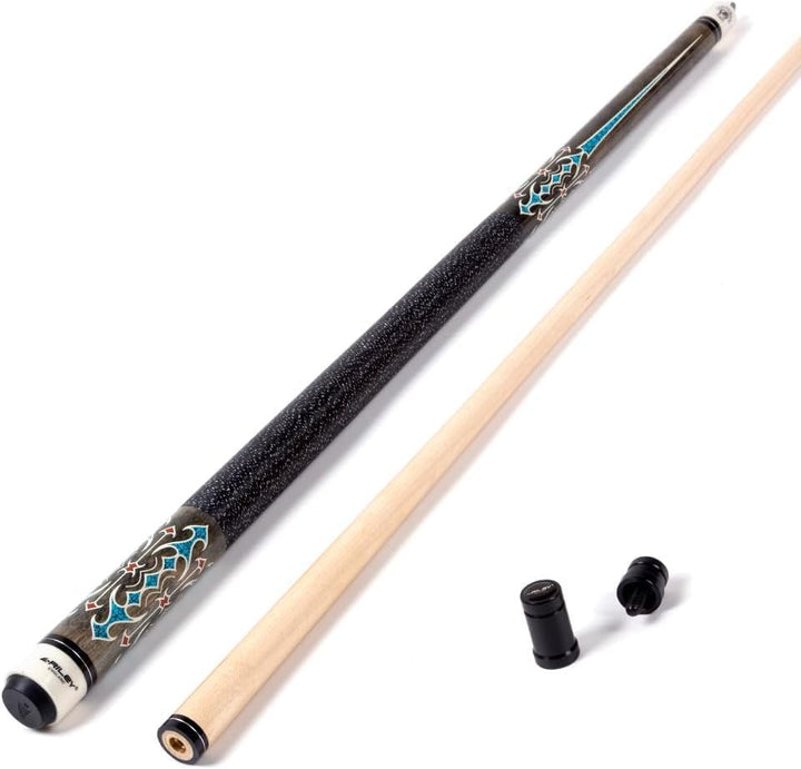 Riley Centurion American Billardqueue mit Leinenummanteltem Griff, 147 cm, 13 mm Spitzen-Gelenkschut