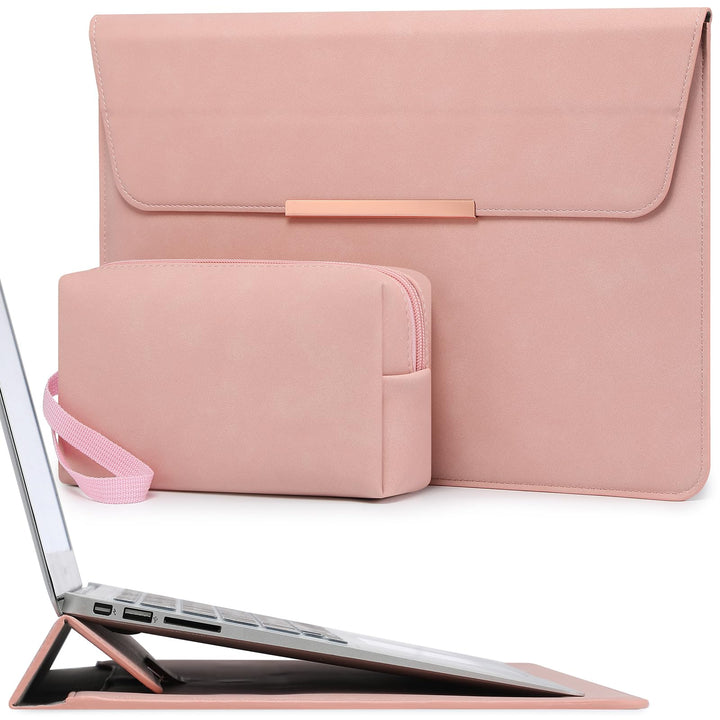 HYZUO 13 Zoll Laptop Hülle Tasche mit Ständer für MacBook Air 13 M5 A3449 M4 M3 M2 M1 2026-2018, Mac