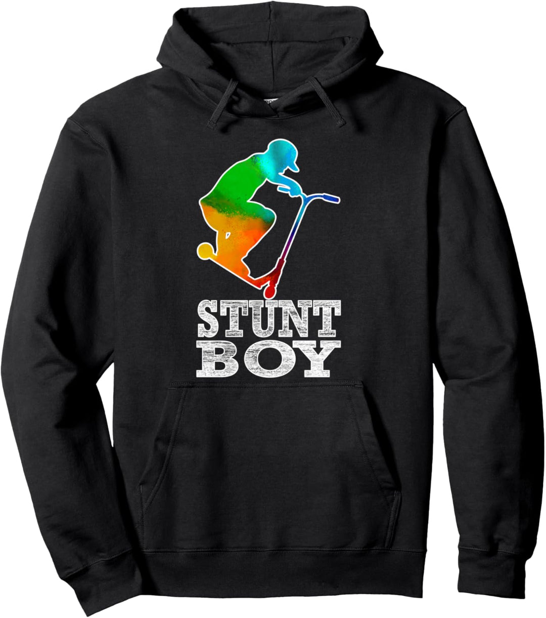Stunt Boy für Stunt Scooter Fahrer und Skater Jungen Pullover Hoodie