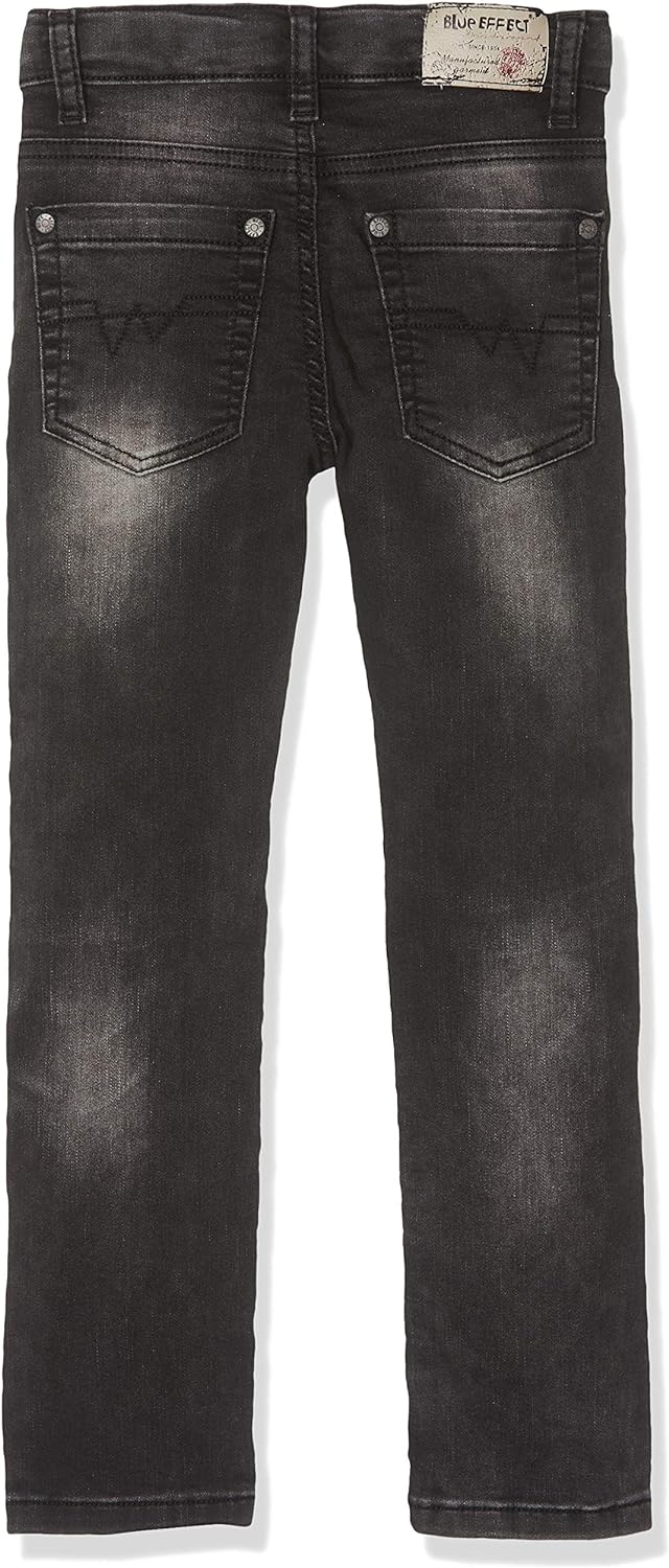Blue Effect Jungen Slim Jeans - Skinny, Ultrastretch , Schwarz (Black denim) , 170