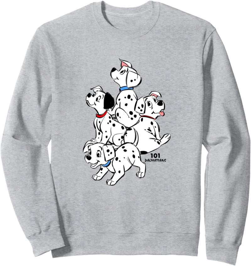 Disney 101 Dalmatiner-Gruppe Shot Puppies Sweatshirt