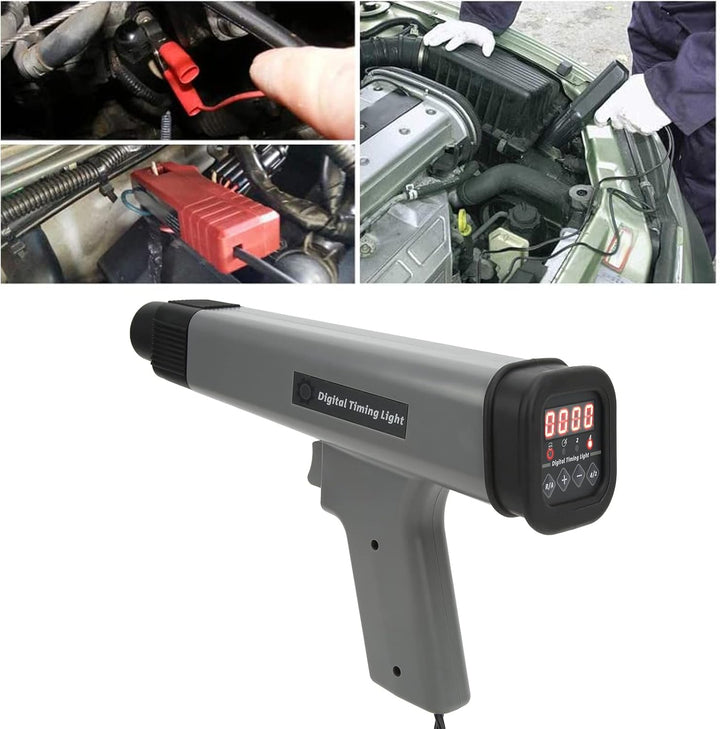 Cuifati Motorzeitlicht 12 V Induktives Zeitlicht Gun Motor Zündspule Tester für Auto Motor Motorrad