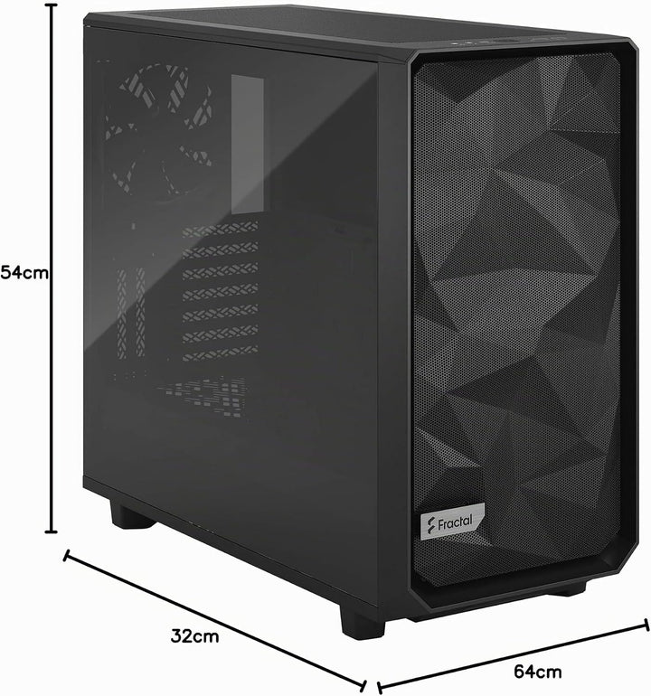 Fractal Design FRACTAL DESIGN Meshify 2 Black TG Light Tint, FD-C-MES2A-03, Black TG Light Tint