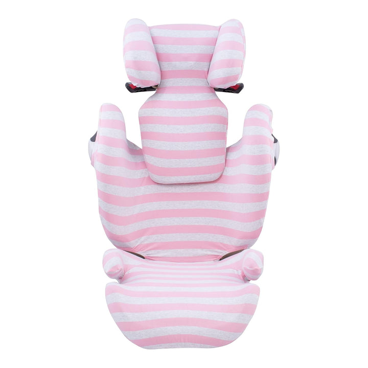 JYOKO Kids Bezug für Autositz Kompatibel mit Cybex Solution M und Pallas B - Fix (PINK Island), PINK