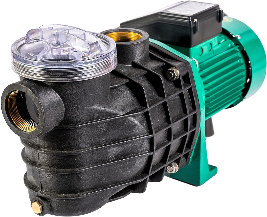 HST Leis Poolpumpe 25,2 m3/Std, bis 100 m³ Beckengrösse, 2200 W, Filterpumpe mit geringer Energieauf