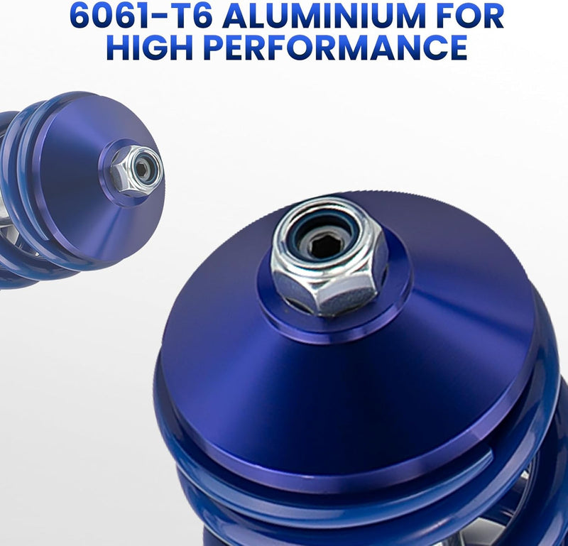 maXpeedingrods Gewindefahrwerk Für Volkswagen Golf MK2 1985-1992 (19E) Jetta II 1G 1984-1992-Blau